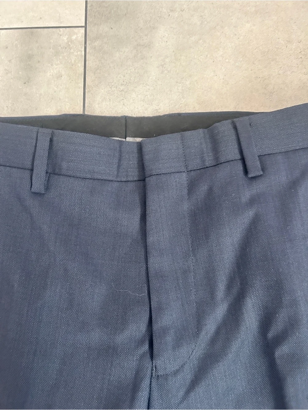 Men's J. Crew Ludlow Slim-fit suit pant in Italian worsted wool Navy 30X30